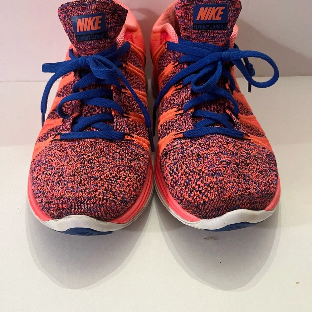 Nike Flyknit Lunar 2 Mango 620658-800 Women’s Sz. 8.5 - Picture 4 of 8